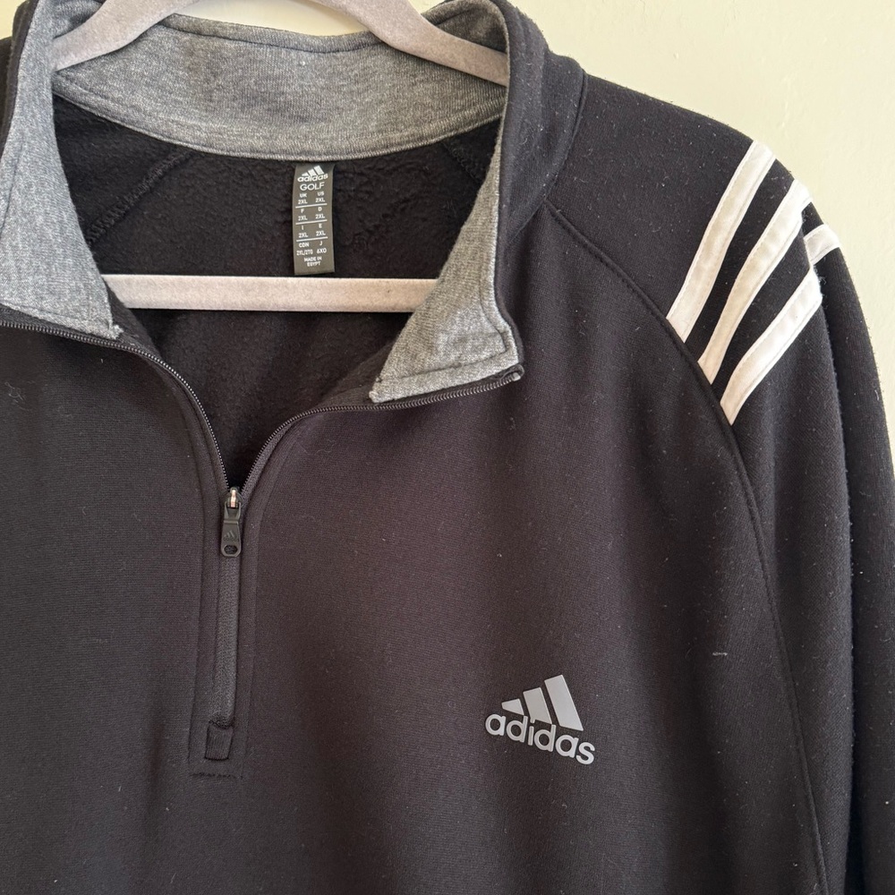 Adidas Gray Golf Pullover - Picture 2 of 4